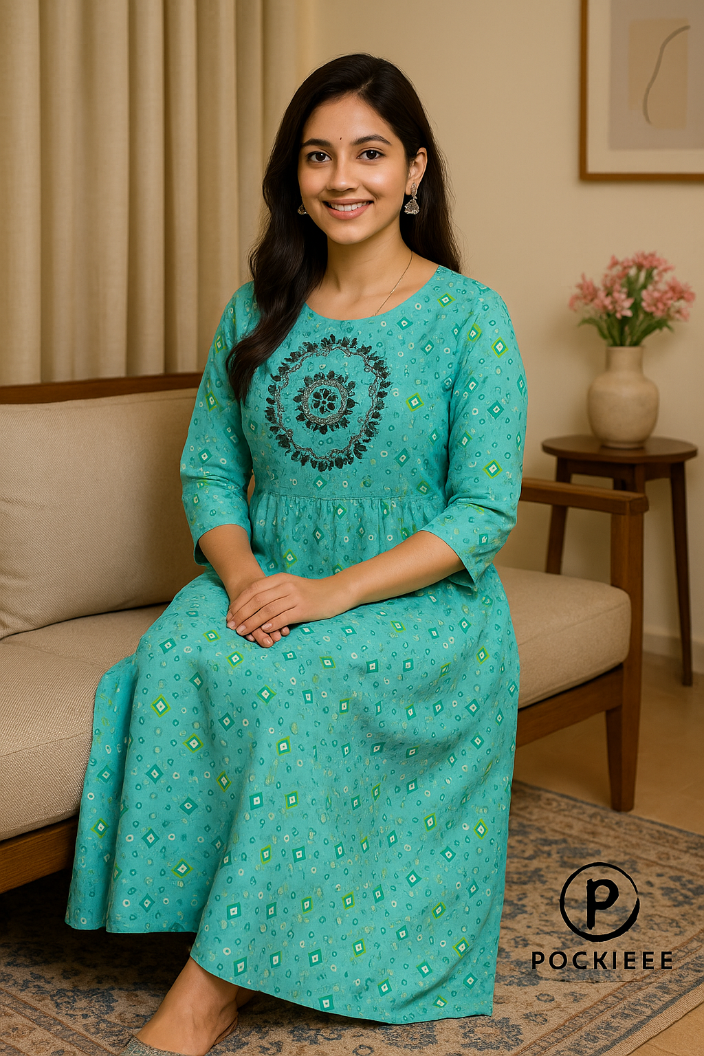 Elegant Cotton Printed Kurti for Everyday Comfort